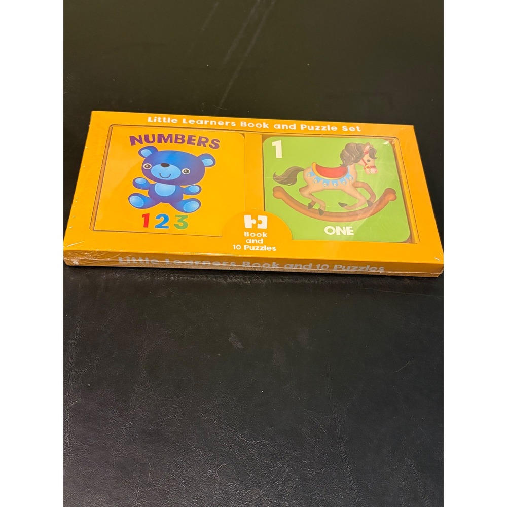 Page Publications Little Learners Numbers Book and 10 Puzzles Set New